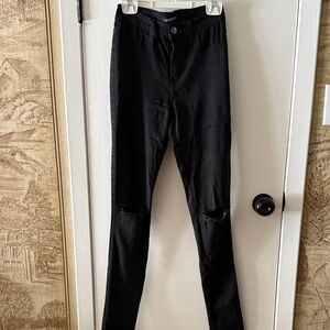 Fashion Nova Black Denim Jeans